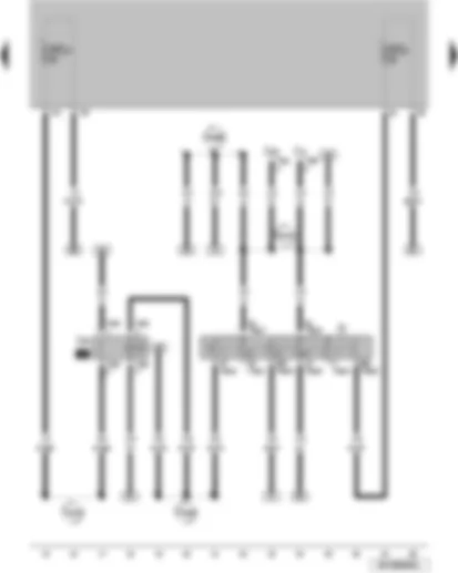 Wiring Diagram  VW SURAN 2011 - Ignition switch Xcontact relief relay