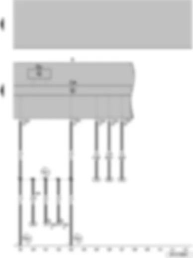 Wiring Diagram  VW SURAN 2011 - Speedometer Control unit w indicator on the combined instrument Combined instrument