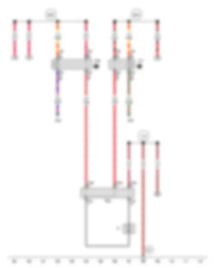 Wiring Diagram  VW SURAN 2012 - Radiator fan 2nd speed relay - Fresh air blower and radiator fan relay - Radiator fan series resistor - Radiator fan