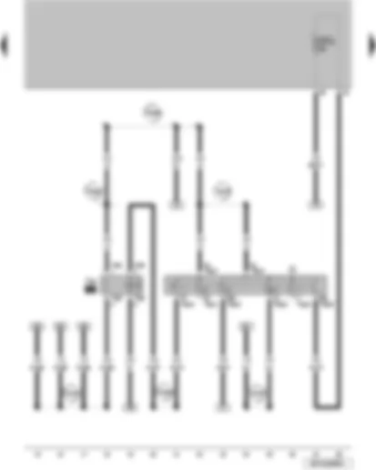 Wiring Diagram  VW SURAN 2011 - Ignition switch Xcontact relief relay