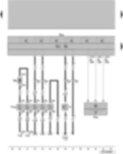 Wiring Diagram  VW SURAN 2011 - Control unit on the steering wheel 