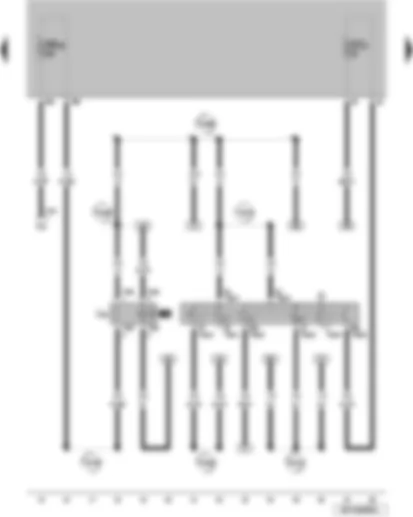 Wiring Diagram  VW SURAN 2011 - Ignition switch Xcontact relief relay