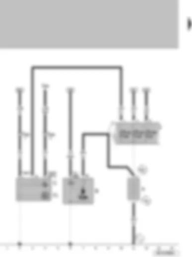 Wiring Diagram  VW SURAN 1988 - Battery Starter Generator Alternator Voltage regulator