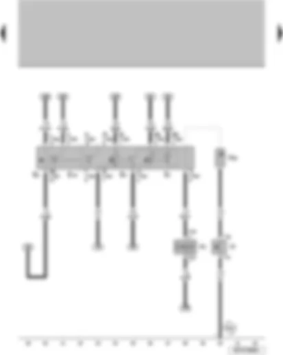 Wiring Diagram  VW SURAN 1988 - Light switch Flashingturn light switch Headlight dipper and flasher switch Parking light switch Horn activator Horn and dual tone horn Horn activation contact ring