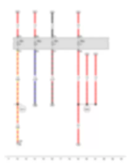 Wiring Diagram  VW SURAN 2012 - Fuse 27 on fuse holder B - Fuse 28 on fuse holder B - Fuse 37 on fuse holder B - Fuse 39 on fuse holder B