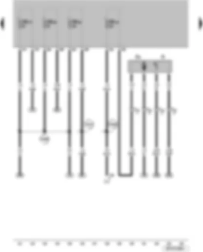 Wiring Diagram  VW SURAN 1988 - Fuel gauge sender Fuel pump presupply pump
