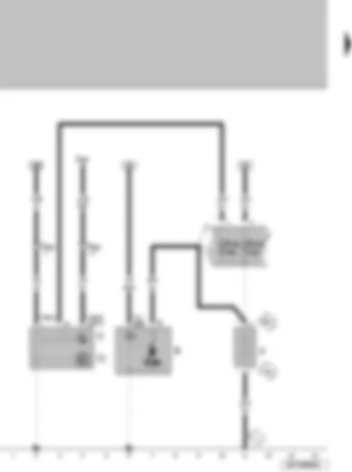 Wiring Diagram  VW SURAN 1988 - Battery Starter Generator Alternator Voltage regulator