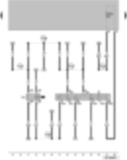 Wiring Diagram  VW SURAN 1988 - Ignition switch Xcontact relief relay