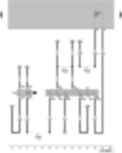 Wiring Diagram  VW SURAN 2011 - Ignition switch Xcontact relief relay