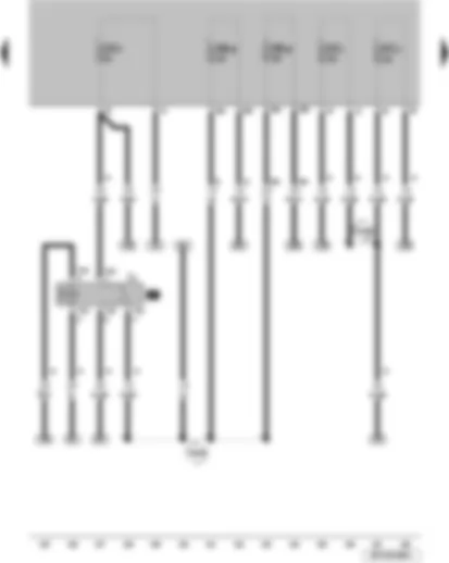 Wiring Diagram  VW SURAN 2011 - Fog light relay