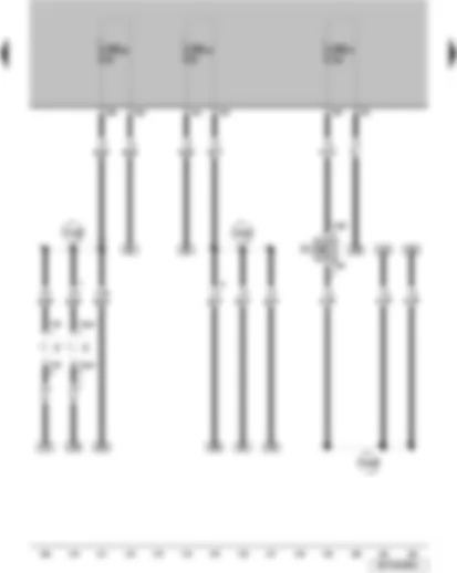 Wiring Diagram  VW SURAN 2011 - Reversing light switch License plate light