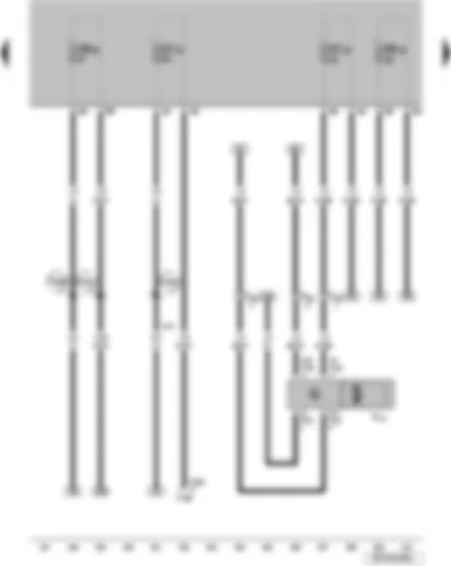 Wiring Diagram  VW SURAN 2011 - Rear window wiper motor