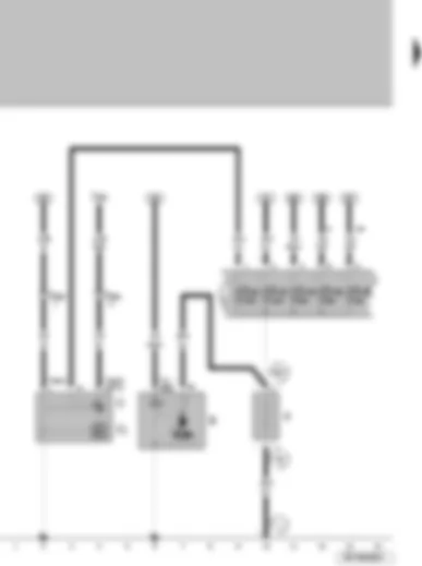 Wiring Diagram  VW SURAN 1988 - Battery Starter Generator Alternator Voltage regulator