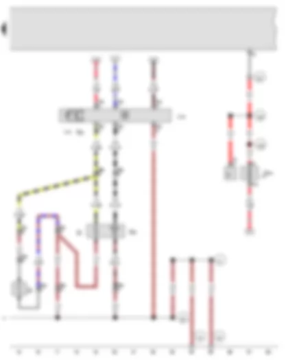 Wiring Diagram  VW THE BEETLE CABRIOLET 2004 - Heated front passenger seat regulator - Front passenger seat temperature sensor - Heated front passenger seat control unit - Heated seat cushion for front passenger seat - Heated backrest for front passenger seat