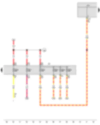 Wiring Diagram  VW THE BEETLE CABRIOLET 2013 - Onboard supply control unit - Fuse holder C