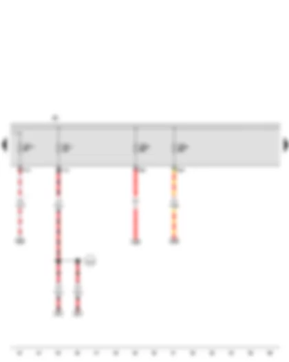 Wiring Diagram  VW THE BEETLE CABRIOLET 2013 - Fuse holder B
