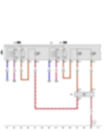 Wiring Diagram  VW THE BEETLE CABRIOLET 2013 - Fuse holder B - Auxiliary air heater element