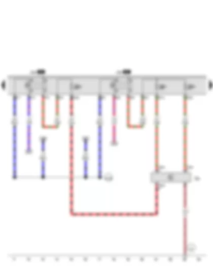 Wiring Diagram  VW THE BEETLE CABRIOLET 2013 - Low heat output relay - High heat output relay - Auxiliary air heater element