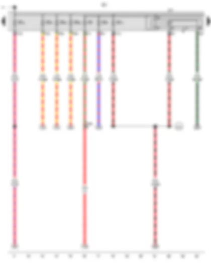 Wiring Diagram  VW THE BEETLE CABRIOLET 2012 - Main relay