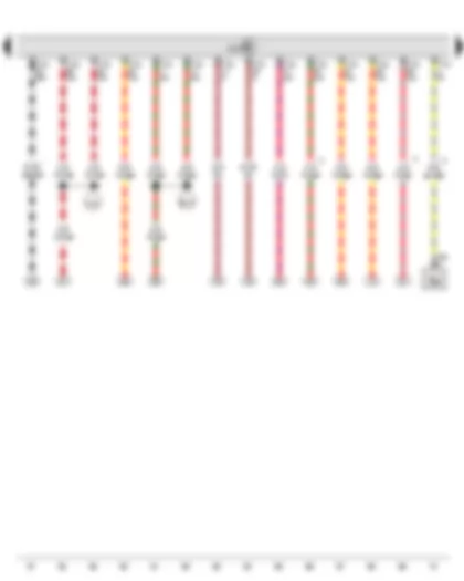 Wiring Diagram  VW THE BEETLE CABRIOLET 2012 - Onboard supply control unit