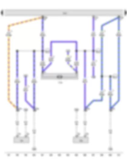 Wiring Diagram  VW THE BEETLE CABRIOLET 2012 - Onboard supply control unit - Tank filler flap locking motor