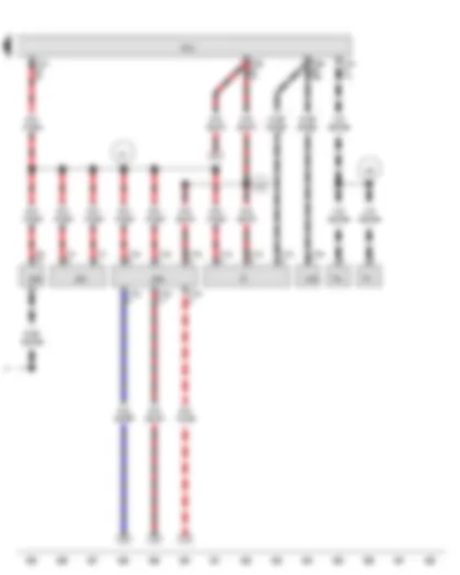 Wiring Diagram  VW THE BEETLE CABRIOLET 2013 - Onboard supply control unit