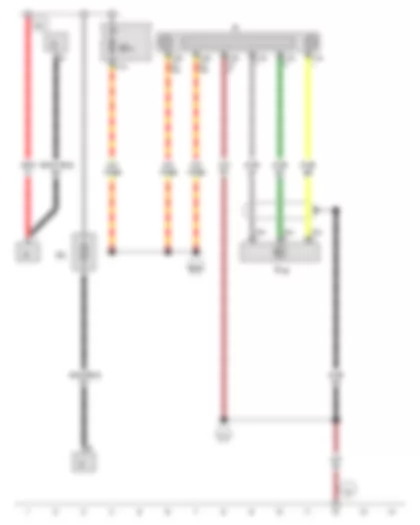 Wiring Diagram  VW THE BEETLE CABRIOLET 2013 - Battery - Radio - Connection for external audio sources