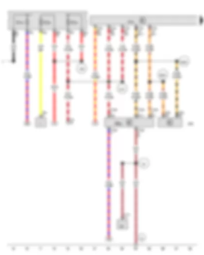 Wiring Diagram  VW THE BEETLE CABRIOLET 2012 - Onboard supply control unit