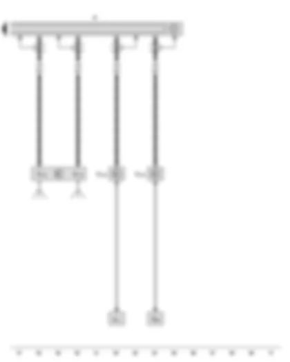 Wiring Diagram  VW THE BEETLE CABRIOLET 2013 - Radio - Radio aerial 2 - Left aerial module - Right aerial module - Satellite aerial