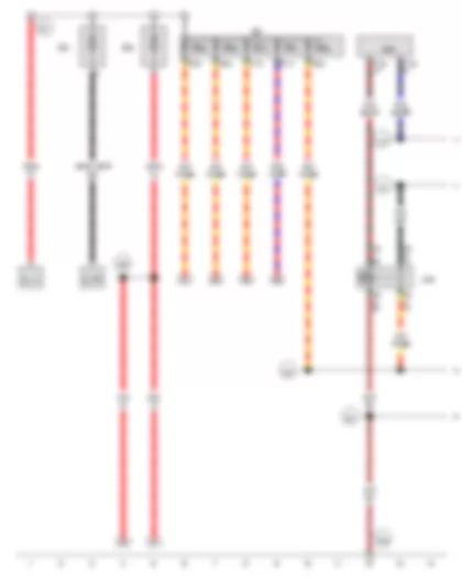 Wiring Diagram  VW THE BEETLE CABRIOLET 2013 - Battery - Terminal 15 voltage supply relay