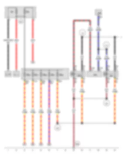 Wiring Diagram  VW THE BEETLE CABRIOLET 2013 - Battery - Terminal 15 voltage supply relay - Terminal 15 voltage supply relay 2 - Fuse 20 on fuse holder B