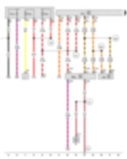 Wiring Diagram  VW THE BEETLE CABRIOLET 2012 - Onboard supply control unit