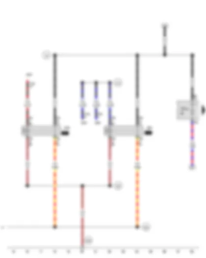 Wiring Diagram  VW THE BEETLE CABRIOLET 2013 - Terminal 15 voltage supply relay - Terminal 15 voltage supply relay 2
