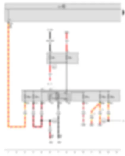 Wiring Diagram  VW THE BEETLE CABRIOLET 2013 - Onboard supply control unit