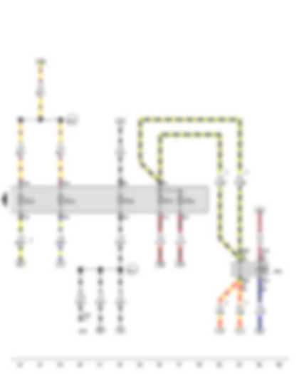 Wiring Diagram  VW THE BEETLE CABRIOLET 2013 - Terminal 75 voltage supply relay 1