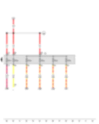 Wiring Diagram  VW THE BEETLE CABRIOLET 2013 - Fuse holder C