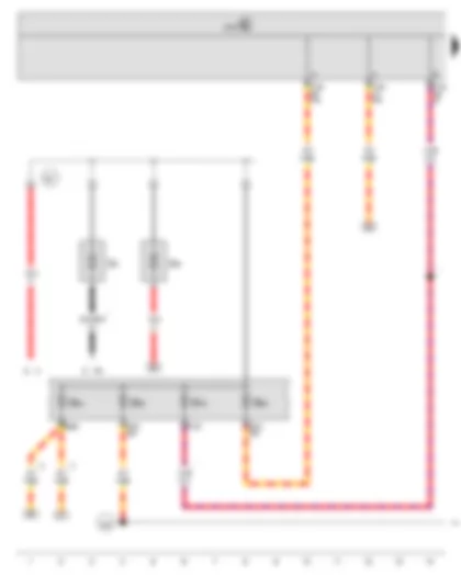 Wiring Diagram  VW THE BEETLE CABRIOLET 2013 - Onboard supply control unit