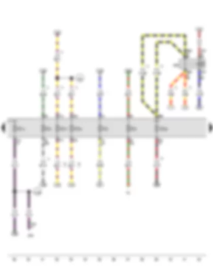 Wiring Diagram  VW THE BEETLE CABRIOLET 2013 - Terminal 75 voltage supply relay 1