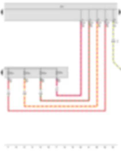 Wiring Diagram  VW THE BEETLE CABRIOLET 2013 - Onboard supply control unit