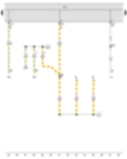 Wiring Diagram  VW THE BEETLE CABRIOLET 2013 - Onboard supply control unit