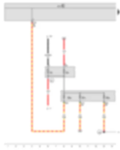 Wiring Diagram  VW THE BEETLE CABRIOLET 2013 - Onboard supply control unit