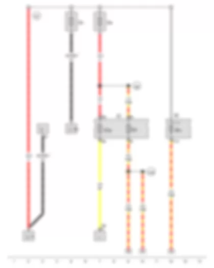 Wiring Diagram  VW THE BEETLE CABRIOLET 2013 - Fuse holder B - Fuse holder C