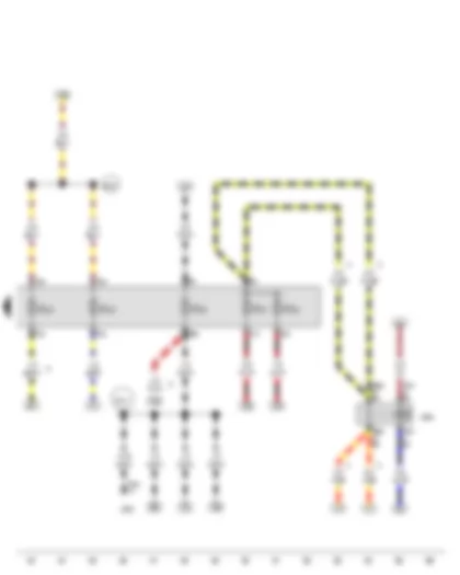 Wiring Diagram  VW THE BEETLE CABRIOLET 2014 - Terminal 75 voltage supply relay 1