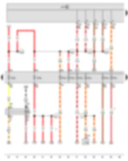 Wiring Diagram  VW THE BEETLE CABRIOLET 2014 - Headlight dipper and flash relay - Onboard supply control unit