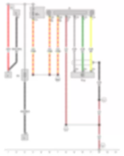 Wiring Diagram  VW THE BEETLE CABRIOLET 2016 - Battery - Radio - Connection for external audio sources