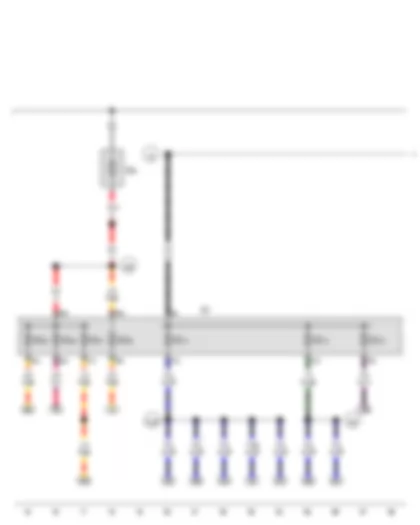 Wiring Diagram  VW THE BEETLE CABRIOLET 2014 - Fuse holder C