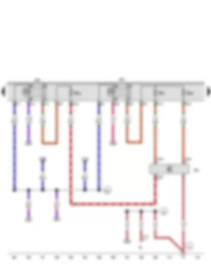 Wiring Diagram  VW THE BEETLE CABRIOLET 2016 - Low heat output relay - High heat output relay - Auxiliary air heater element