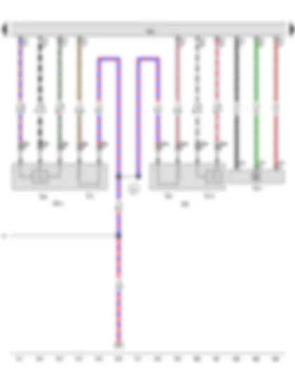 Wiring Diagram  VW THE BEETLE CABRIOLET 2016 - Lambda probe 1 after catalytic converter - Lambda probe 1 before catalytic converter - Lambda probe - Lambda probe after catalytic converter - Gearbox neutral position sender - Engine control unit - Lambda probe heater - Lambda probe 1 heater after catalytic converter