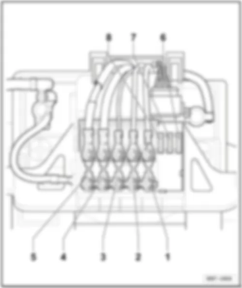 VW THE BEETLE CABRIOLET 2007 Overview of fuses