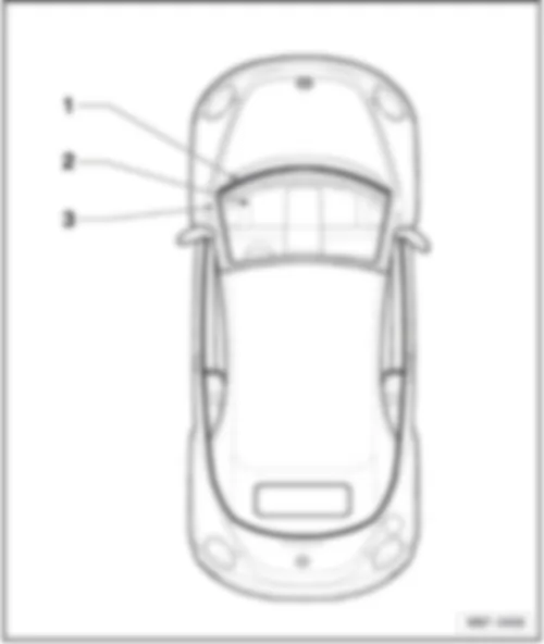 VW THE BEETLE CABRIOLET 2005 Overview of fuses